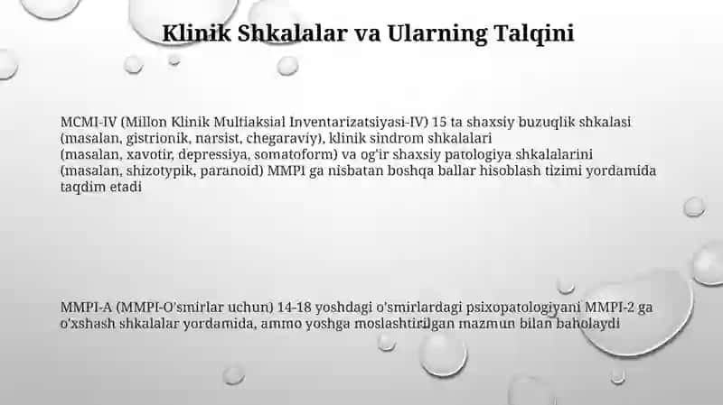 MMPI va uning modifikatsiyalari 3