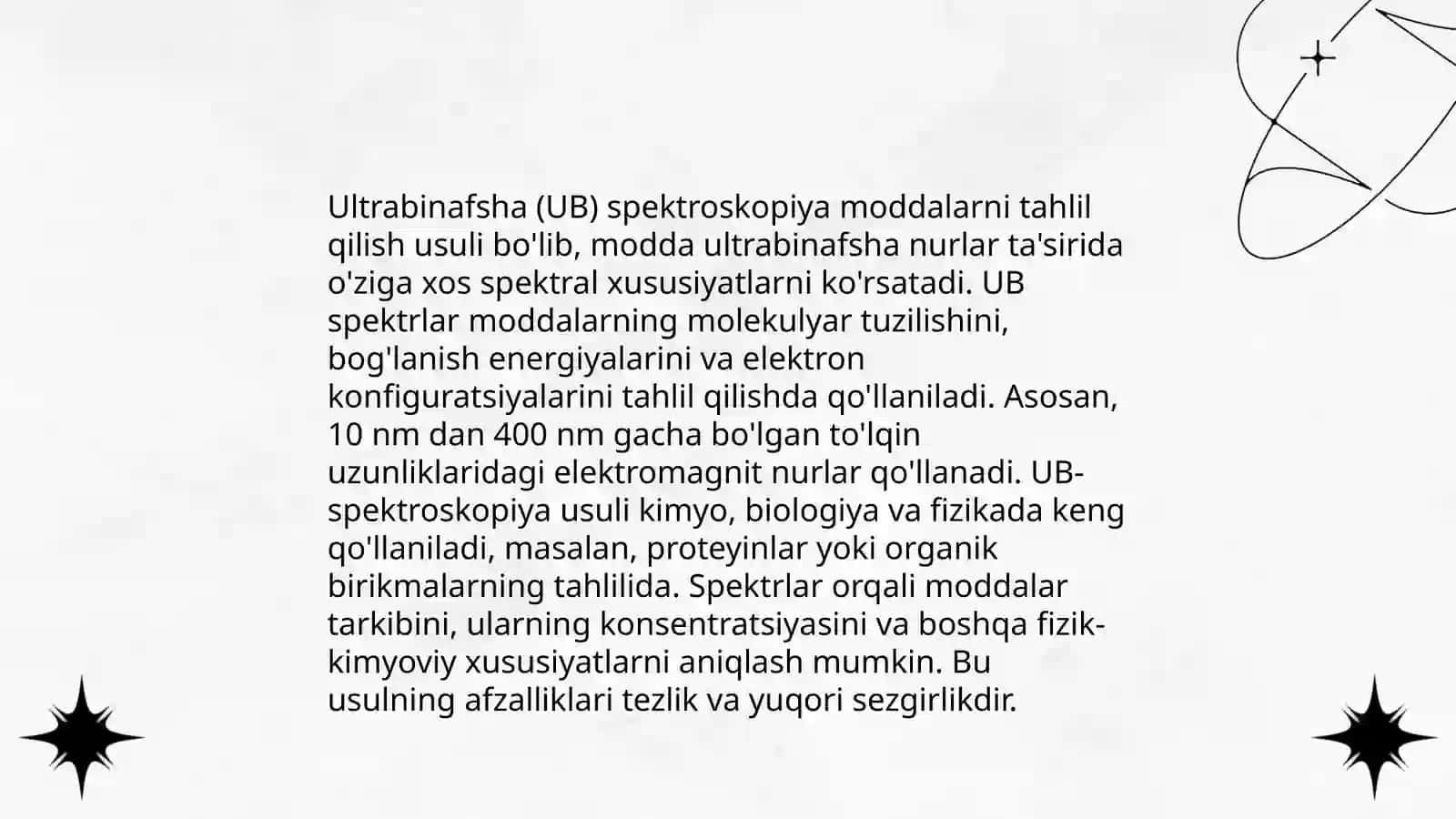 UB-spektroskopiya usuli 3