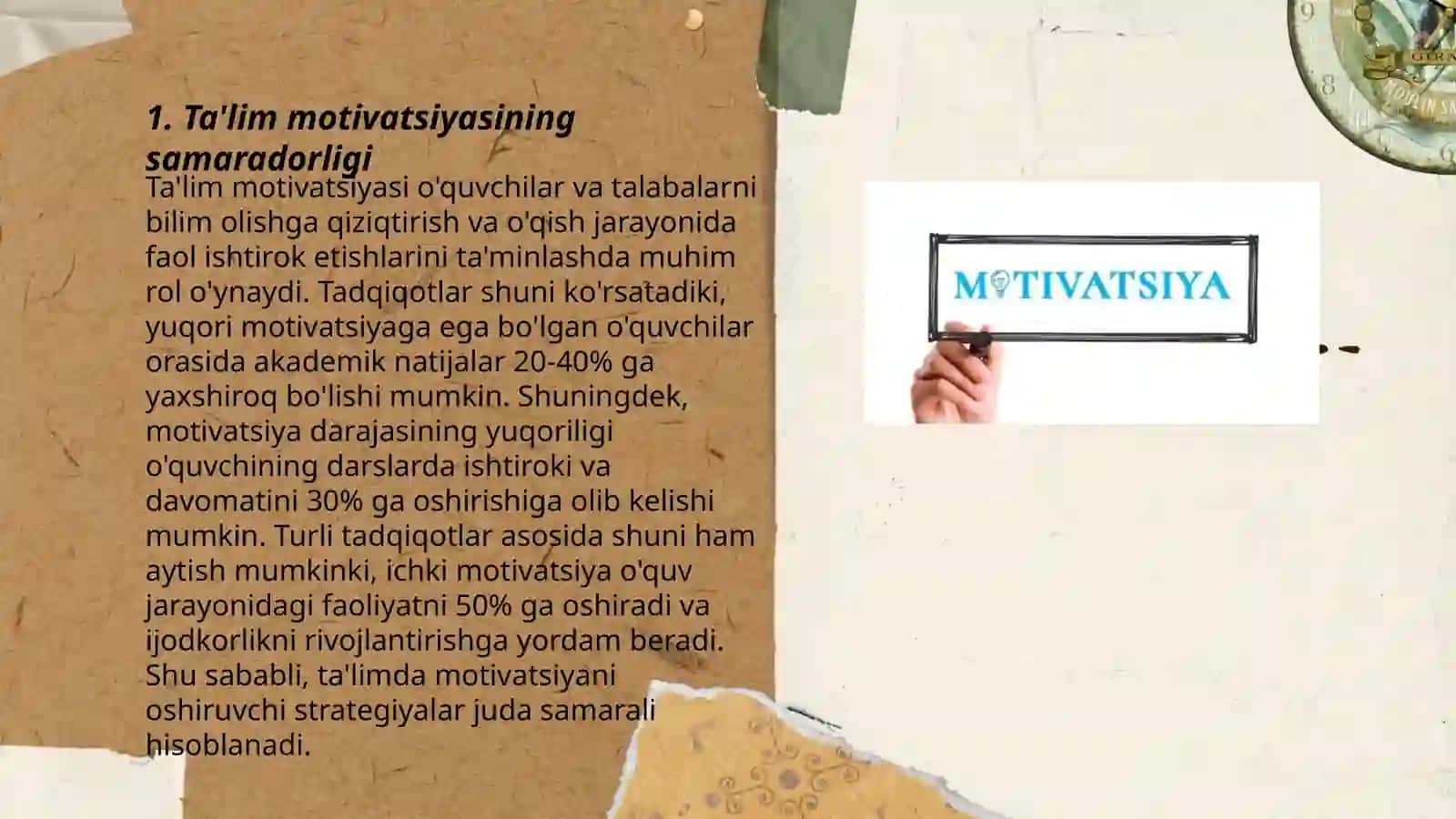 Ta'lim motivatsiyasi 3