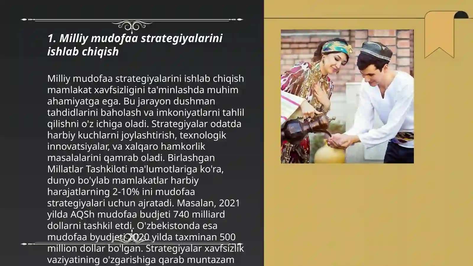 Milliy mudofaa strategiyalarini ishlab chiqish 3