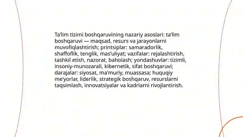 Taʼlim tizimi boshqaruvi 3