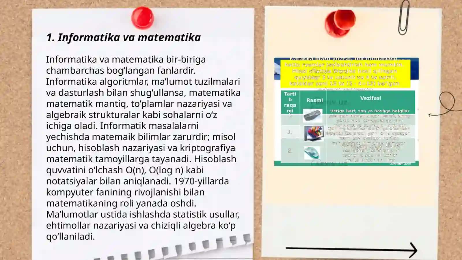 Informatikaning boshqa fanlar bilan bogʻliqligi 3