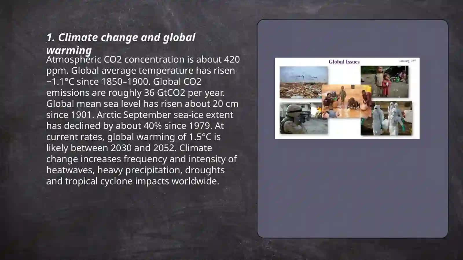 Global issues over the world 3