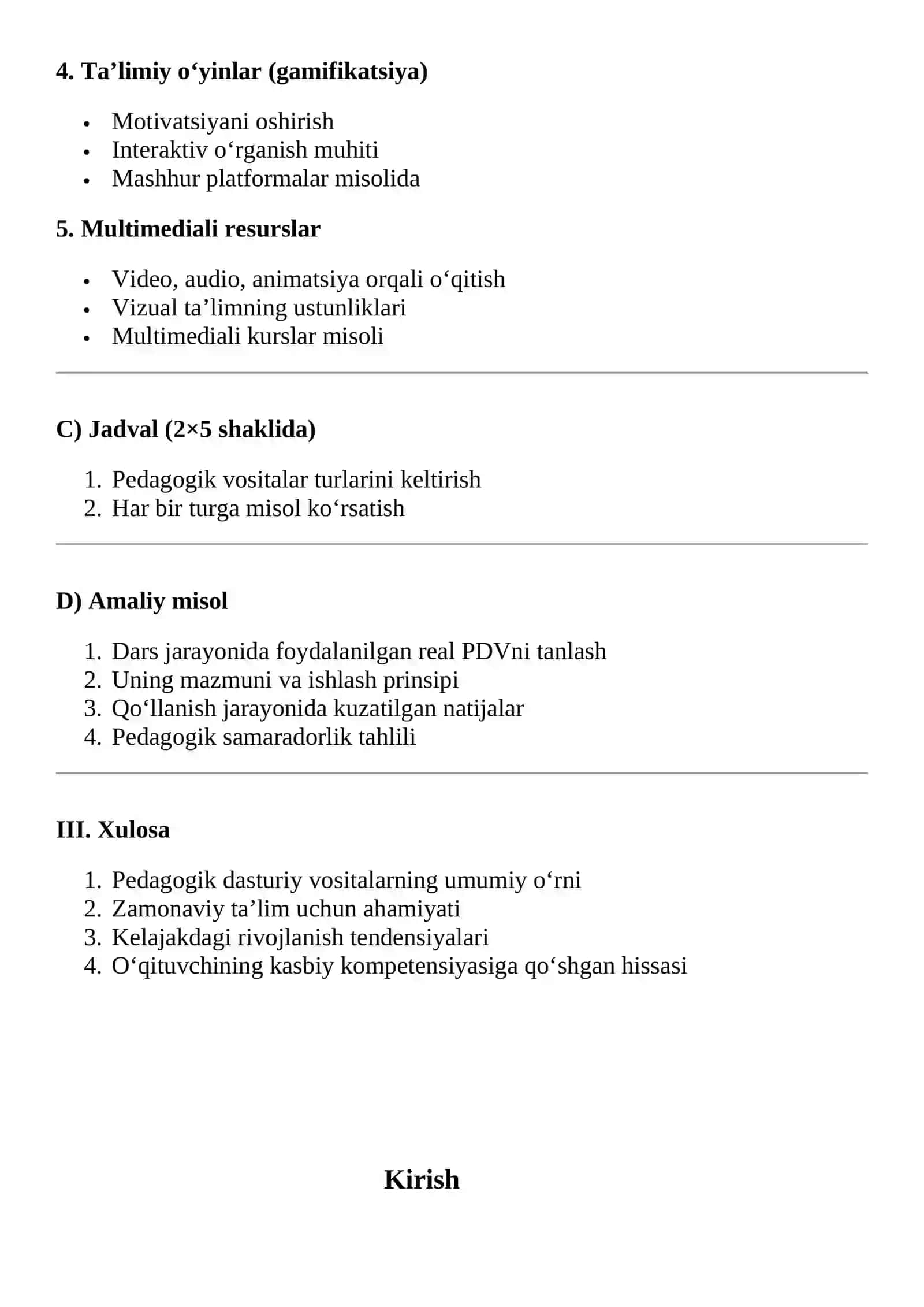 PEDAGOGIK DASTURIY VOSITALAR: TUSHUNCHA VA TASNIFI 3