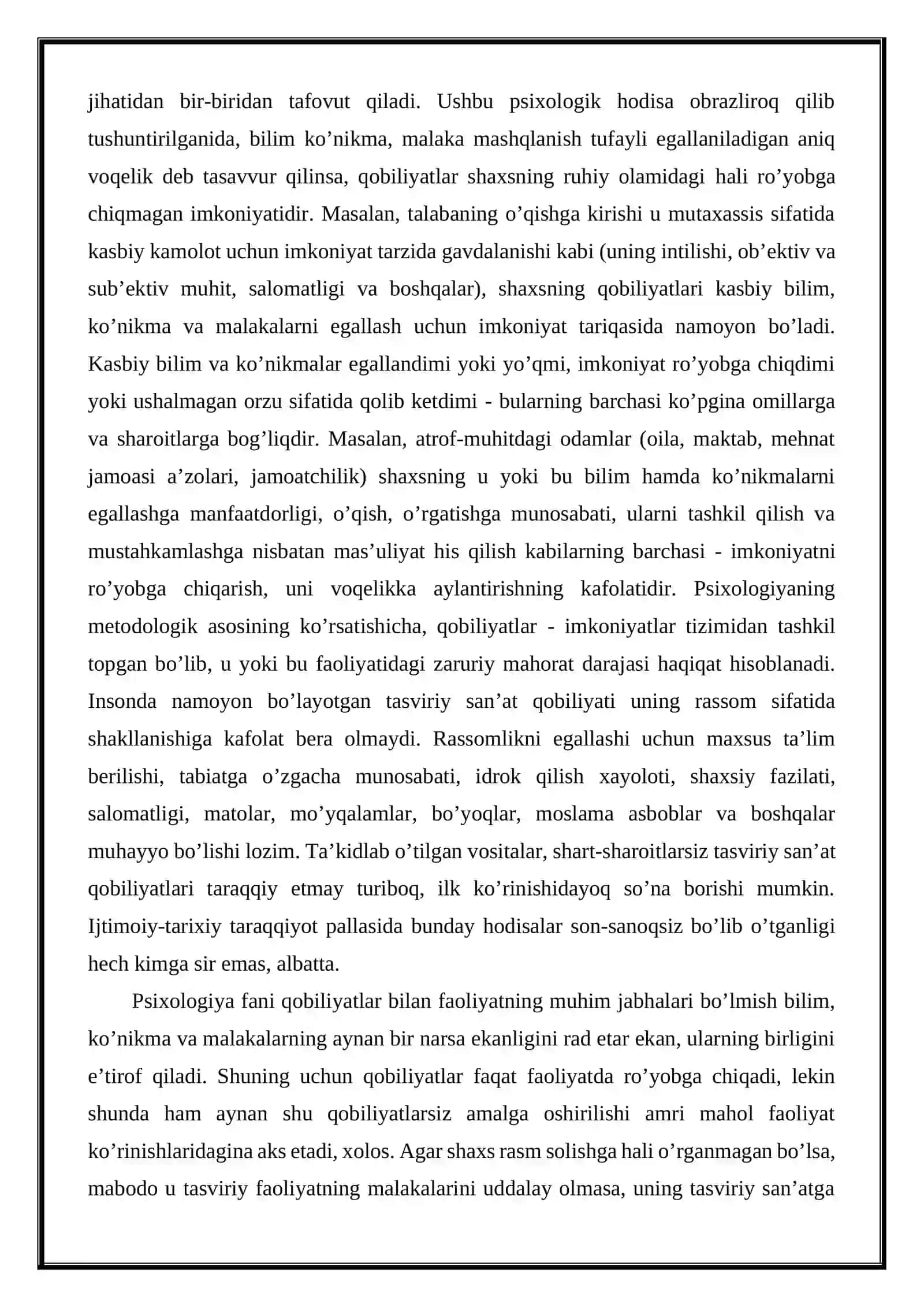 Qobiliyat va Pedagogik qobiliyat haqida tushuncha 3