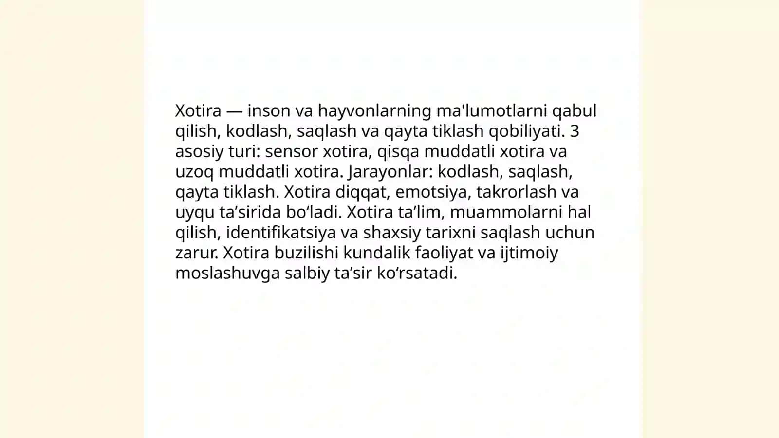 Xotira 3