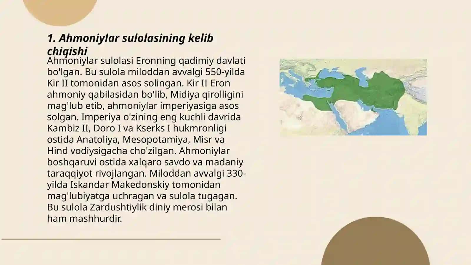 Ahmoniylar sulolasi tarixi 3