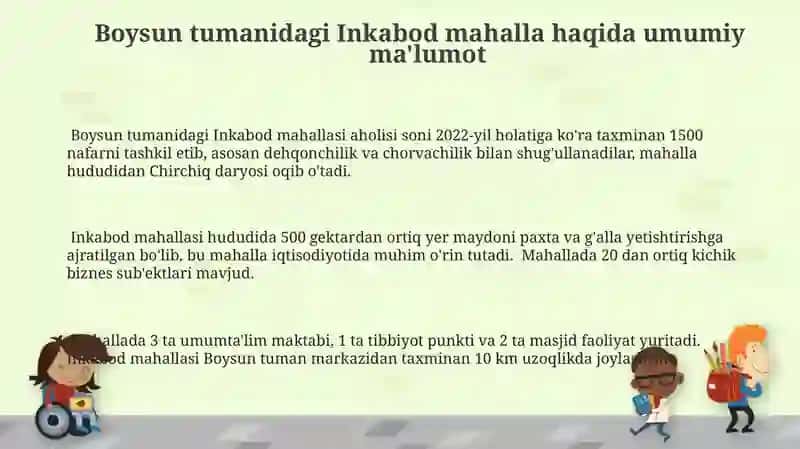 Inkabod Mahallasi haqida 3