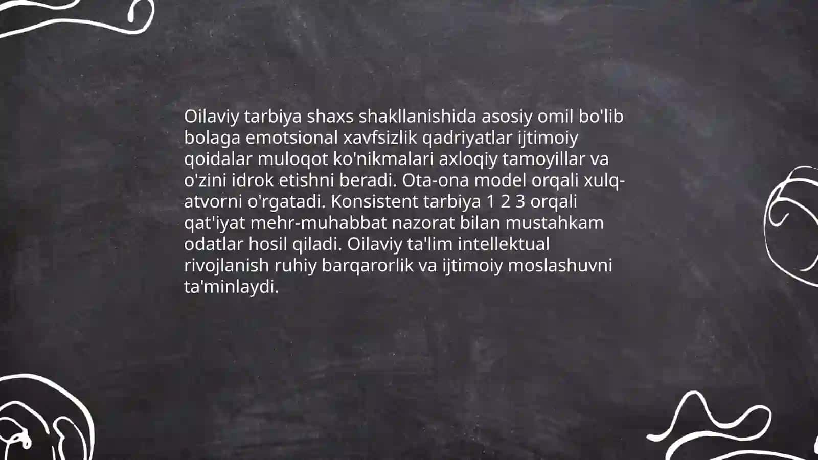 Oilaviy tarbiya va shaxs shaklanishi 3