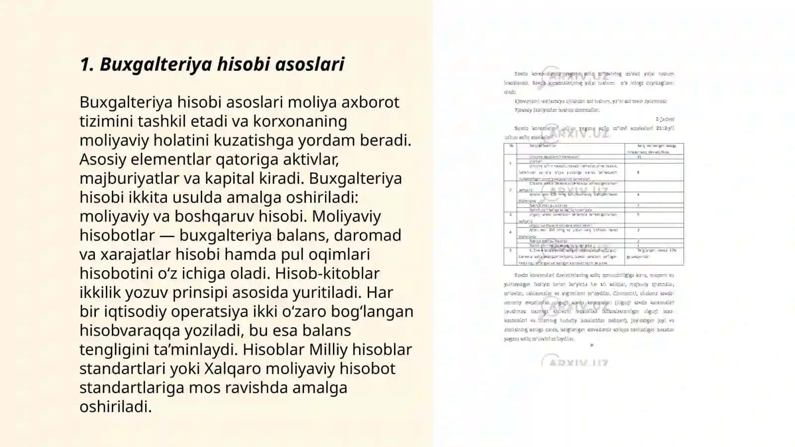 Buxgalteriya hisobi bo’limlari, ularning funktsiyalari va o’zaro aloqadorligi 3
