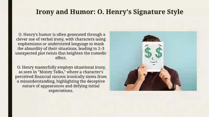 "Money talks" by O. Henry 3