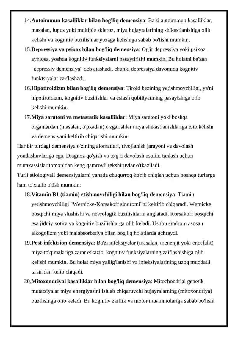 Turli etiologiyali demensiyalar 3