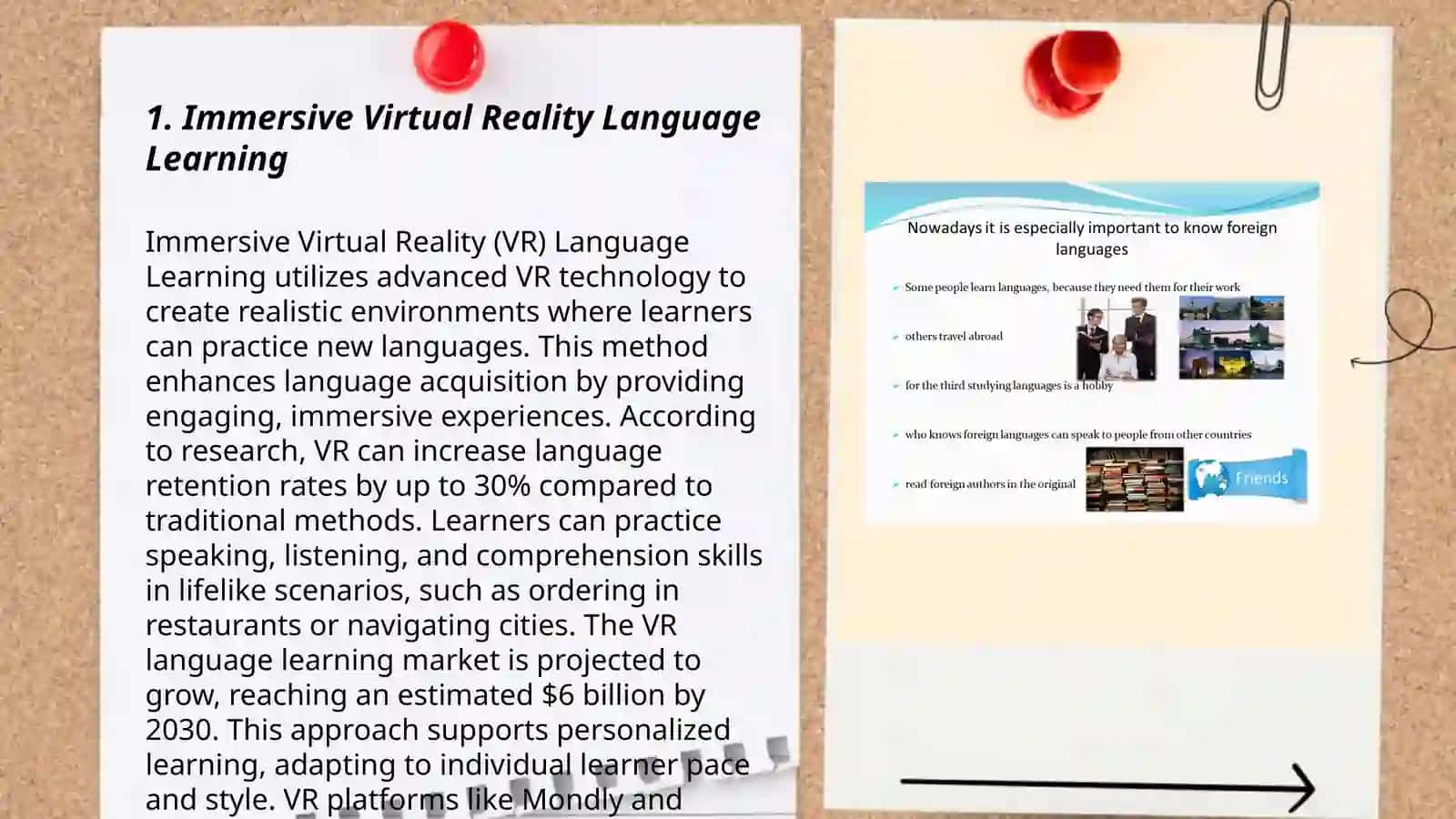 Immersive Virtual Reality Language Learning 3