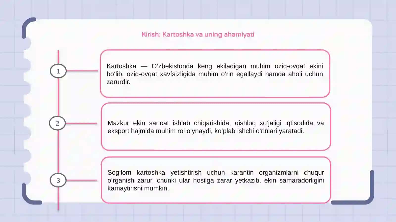 Kartoshkaning karantin organizmlari bilan tanishuv 3