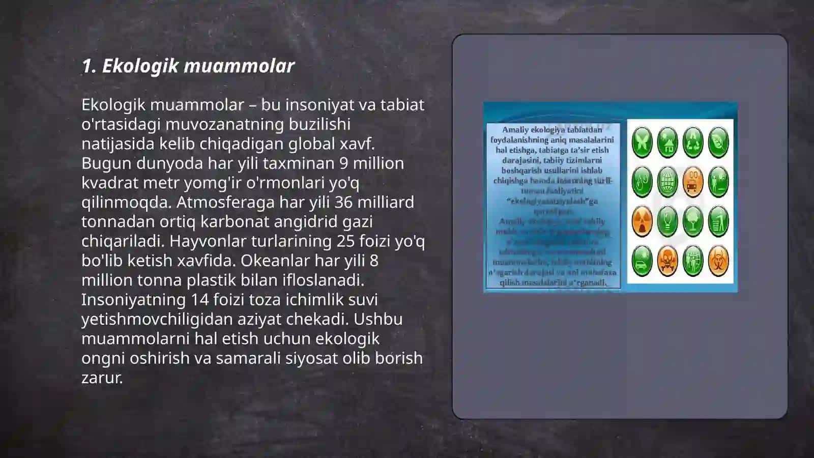 Ekologik muammolar 3