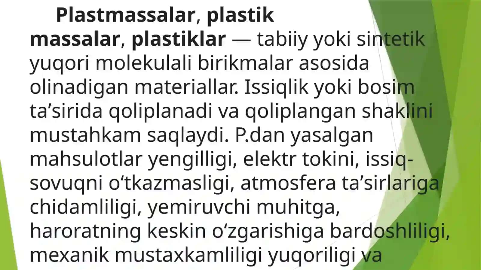 Plastmassa konstruksiyalar 3