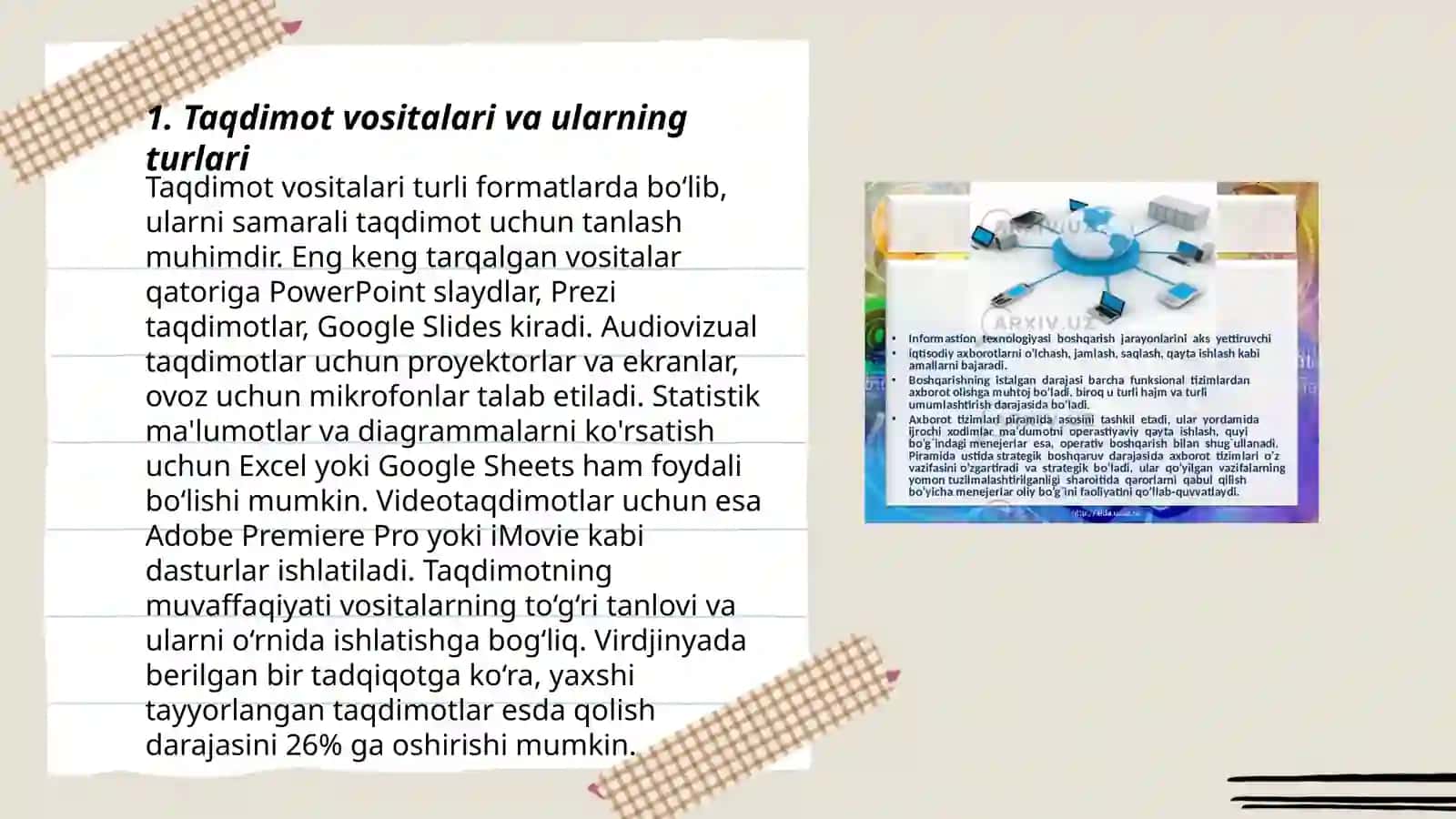 Taqdimot yaratish texnologiyalari 3