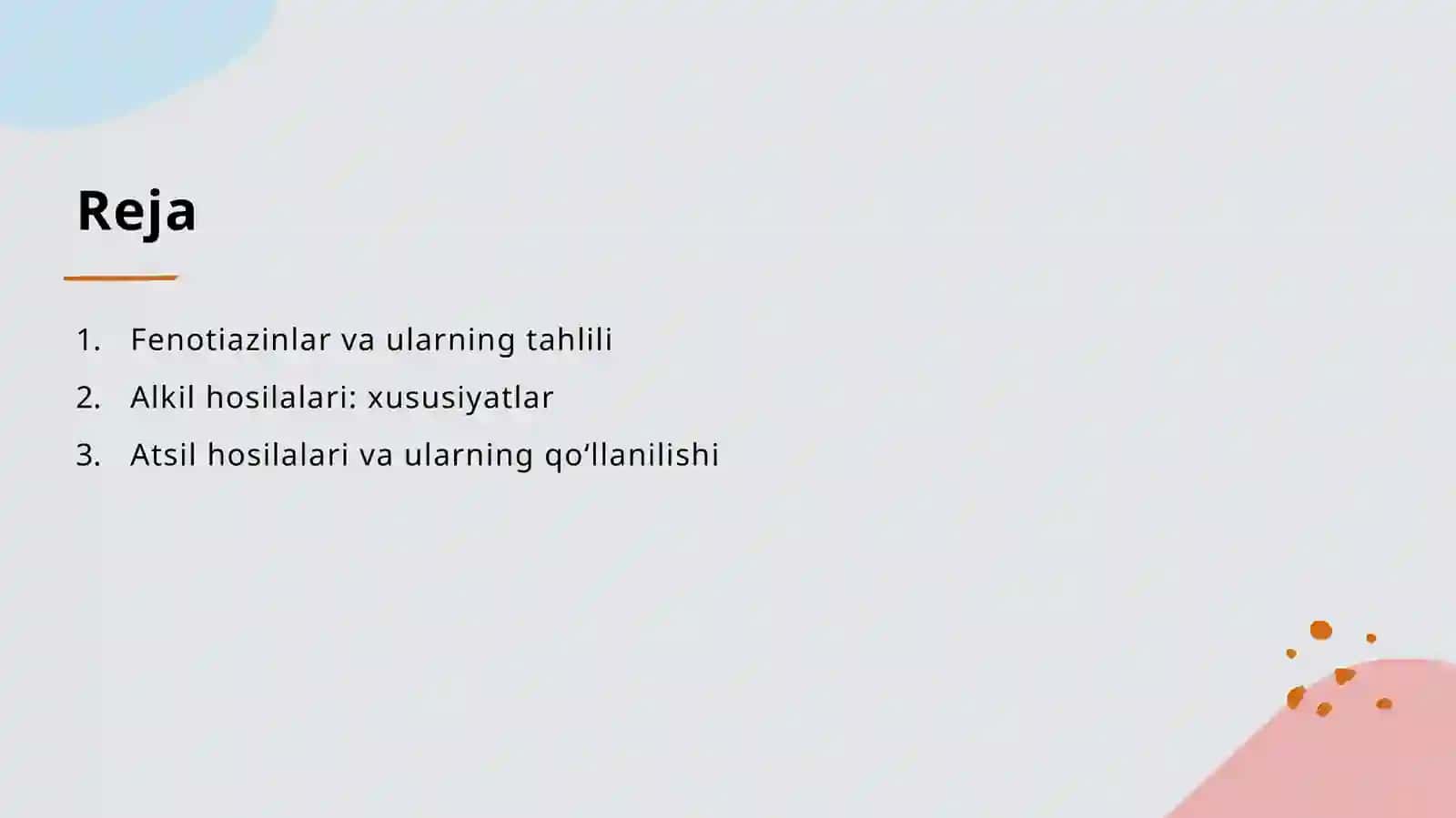 Farmatsevtik Kimyo Fanidan Mustaqil Talim Uchun Tayyorlagan Prezintatsiyasi 3