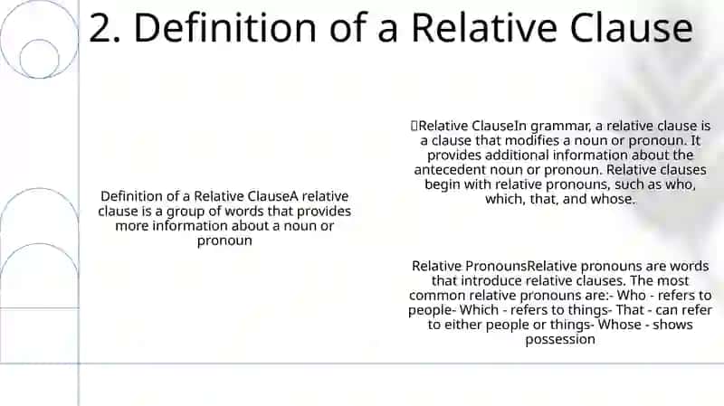 Relative Clause 3