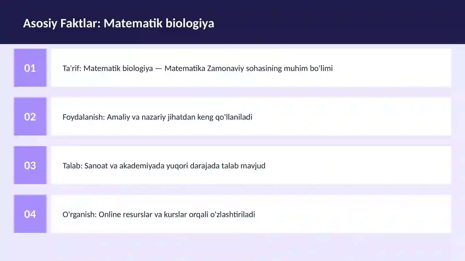 Matematik biologiya 3