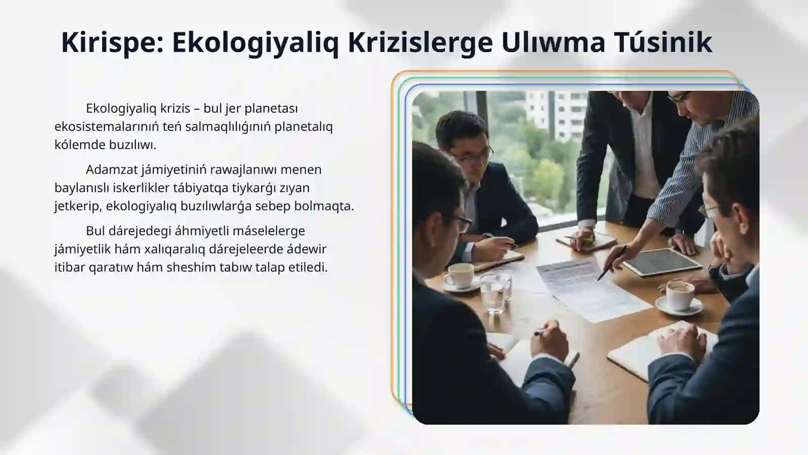 Ekologiyaliq krizisler ha'm olardin' aldin aliw ilajlari 3