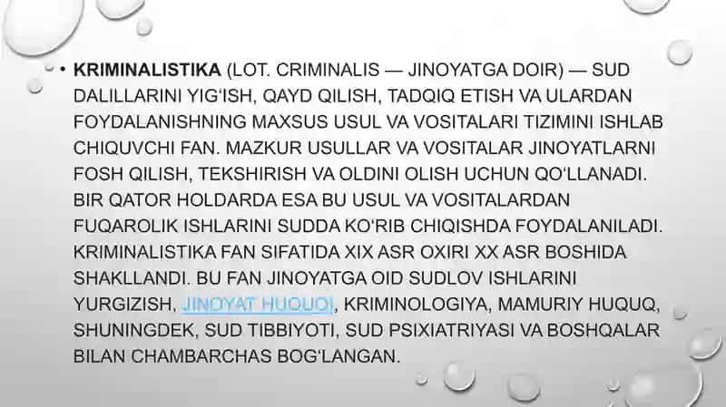 Kriminalistika 3