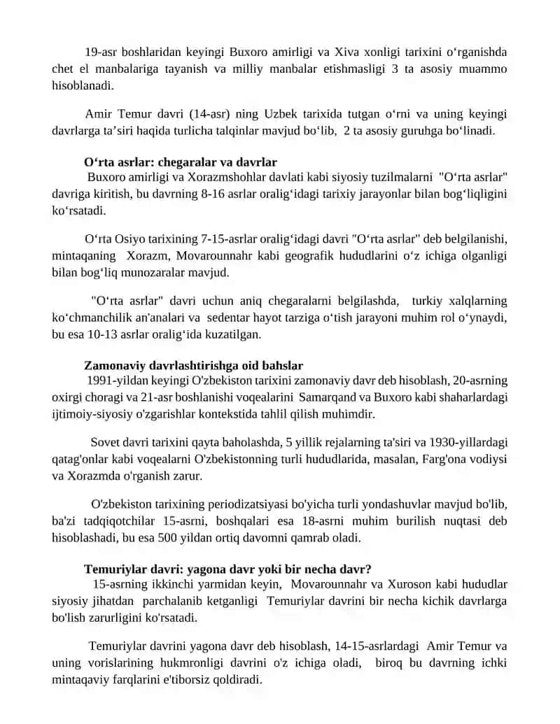 Buxoro amirligi va Xiva xonligi: parallel tarixlar 3