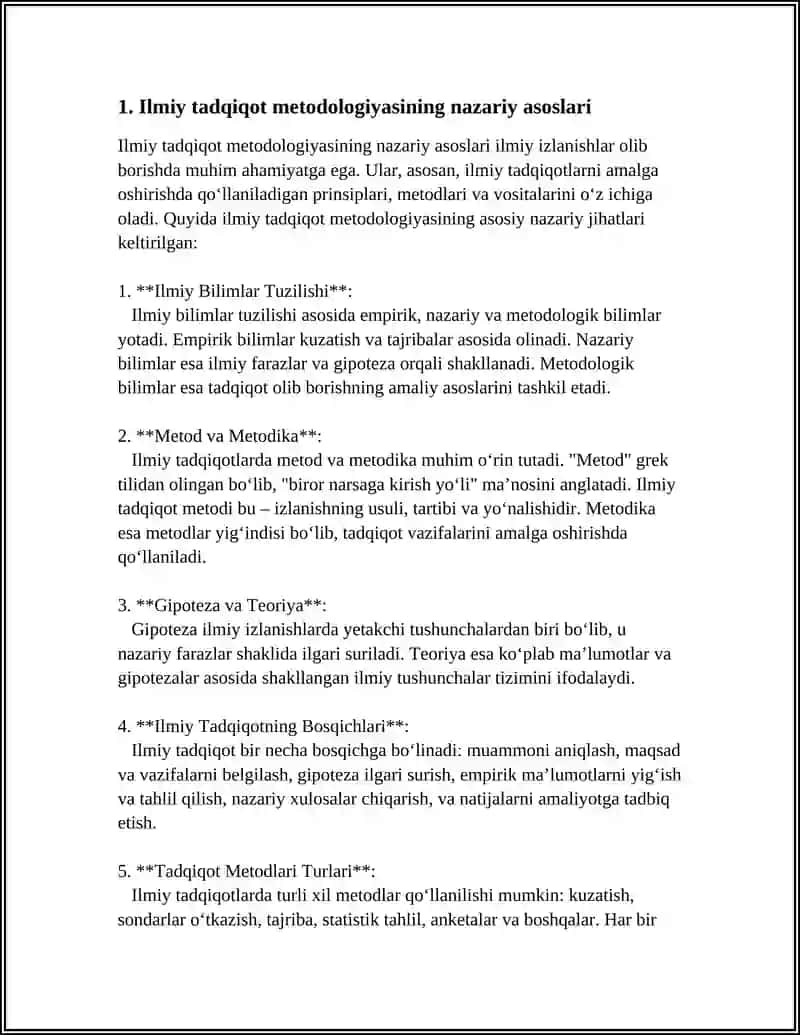 ILMIY TADQIQOT METODOLOGIYASI 3