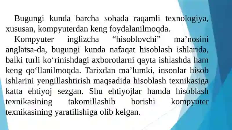Axborot texnologiyalarini kasbiy faoliyatda qo‘llash 3
