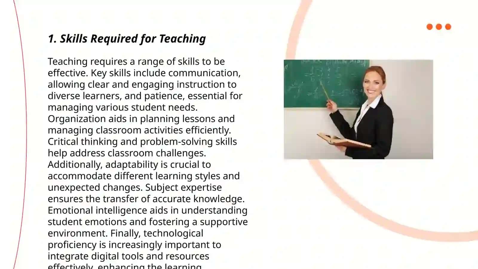 My ideal job teacher 3