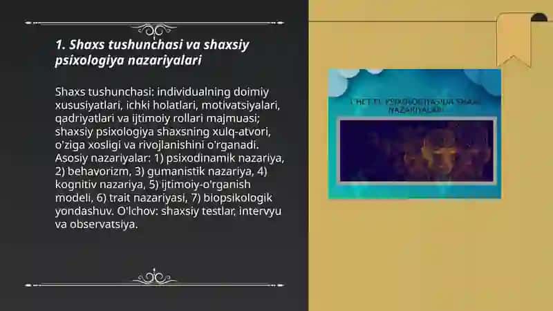 Shaxs psixologiyasi 3