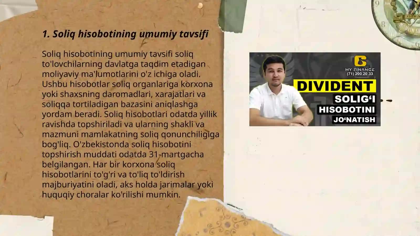 Soliq hisobotini tuzish 3