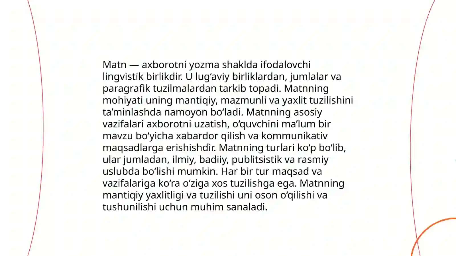 Matn uslublari va turlari 3