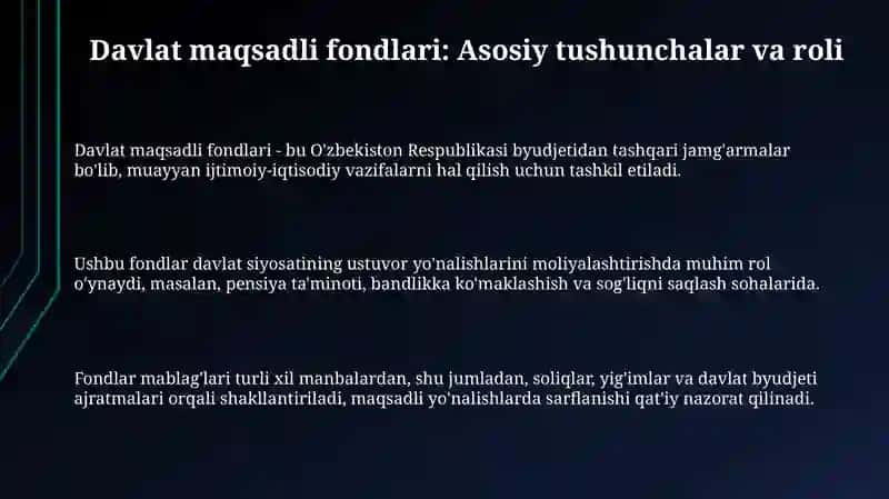 Davlat maqsadli fondlari 3