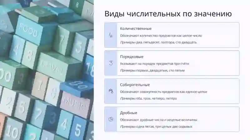 Имя числительное 3