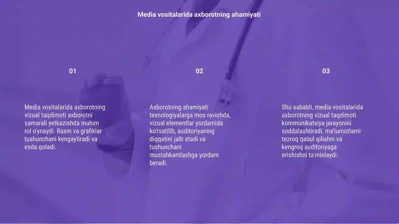 Media vositalarida axborotning vizual taqdimoti 3