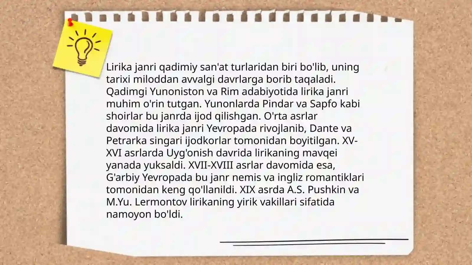 Lirika va lirik janrlar Norbòtayeva Ozoda 3