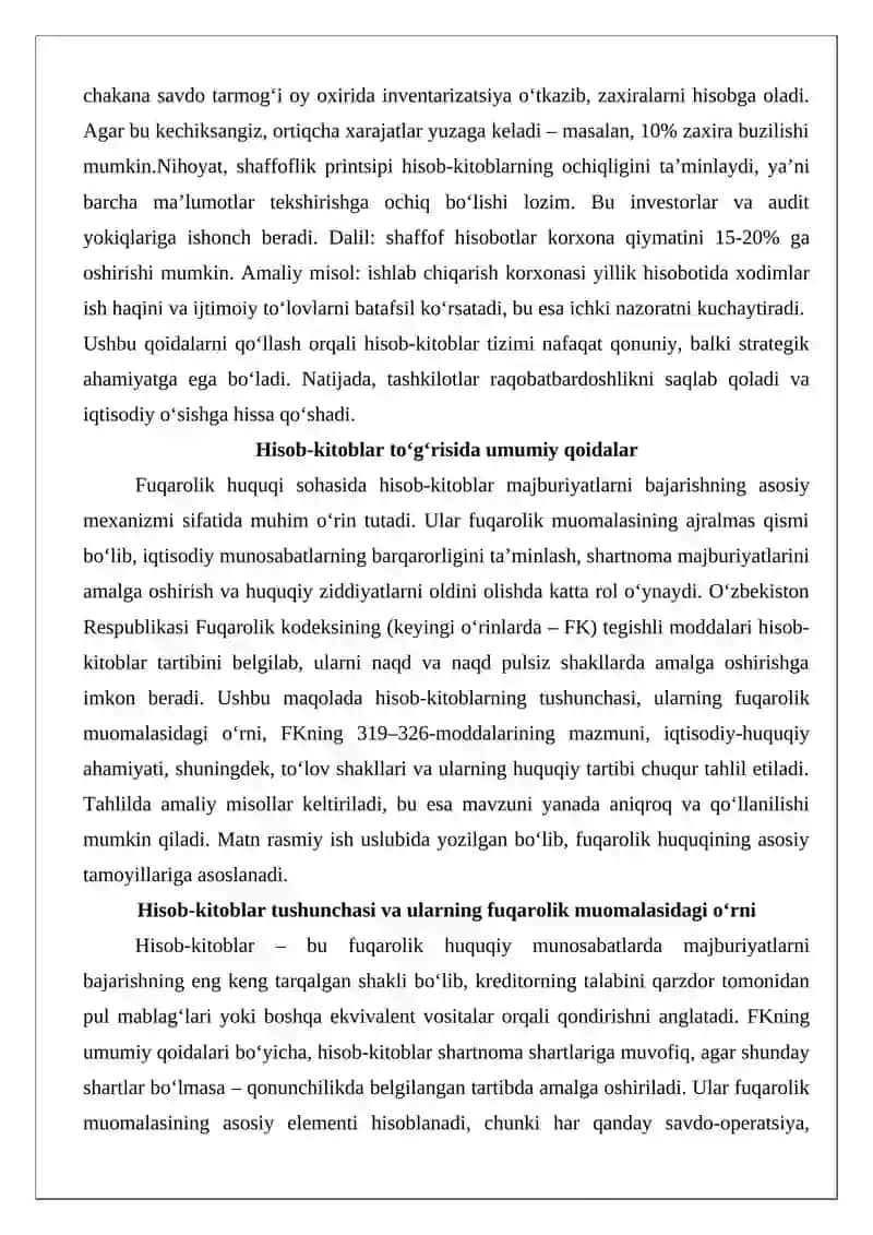 Hisob-kitoblar to‘g‘risida umumiy qoidalar 3