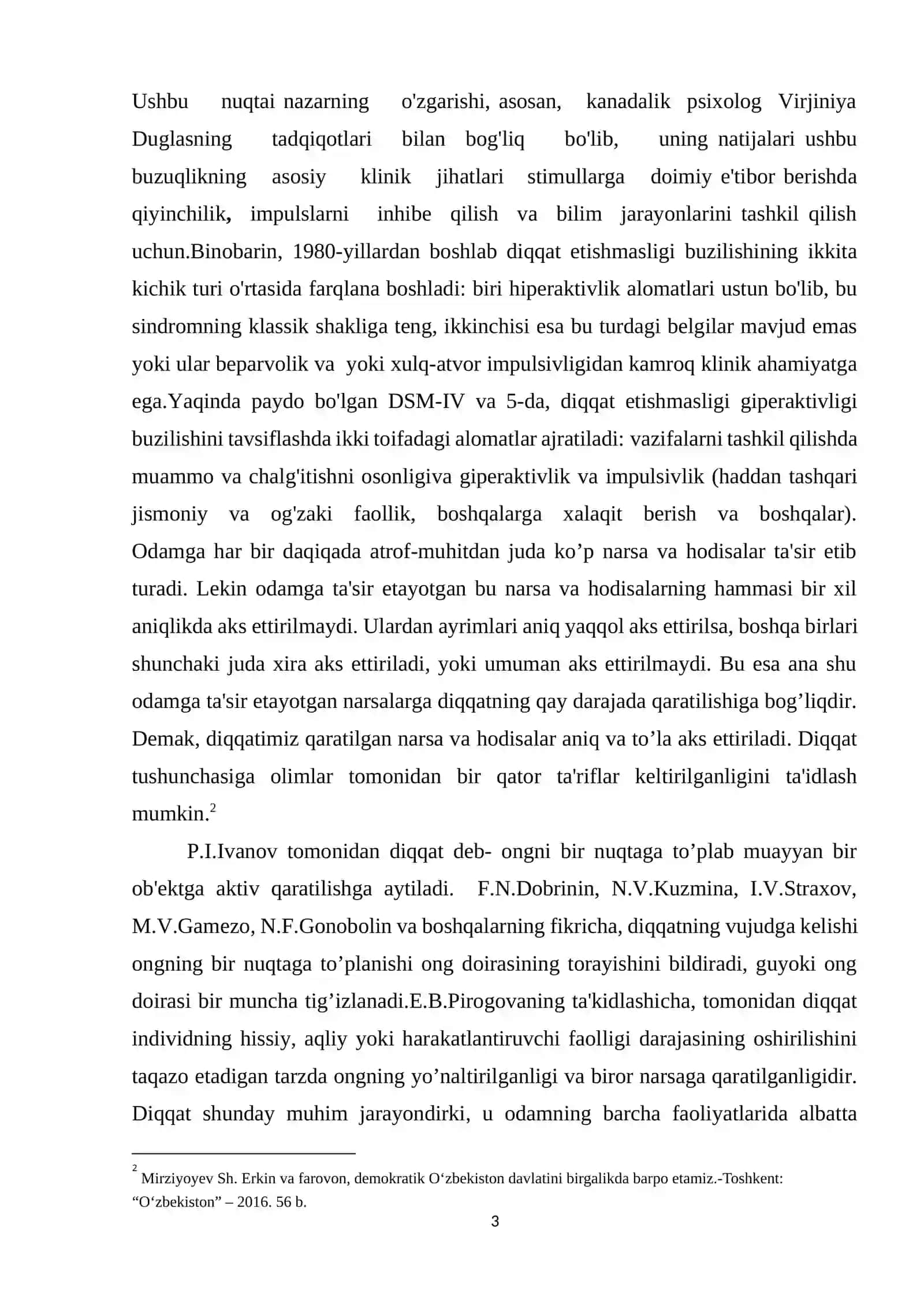 Diqqat buzilishlari 3