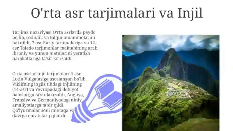 Tarjima nazariyasi tarixi 3