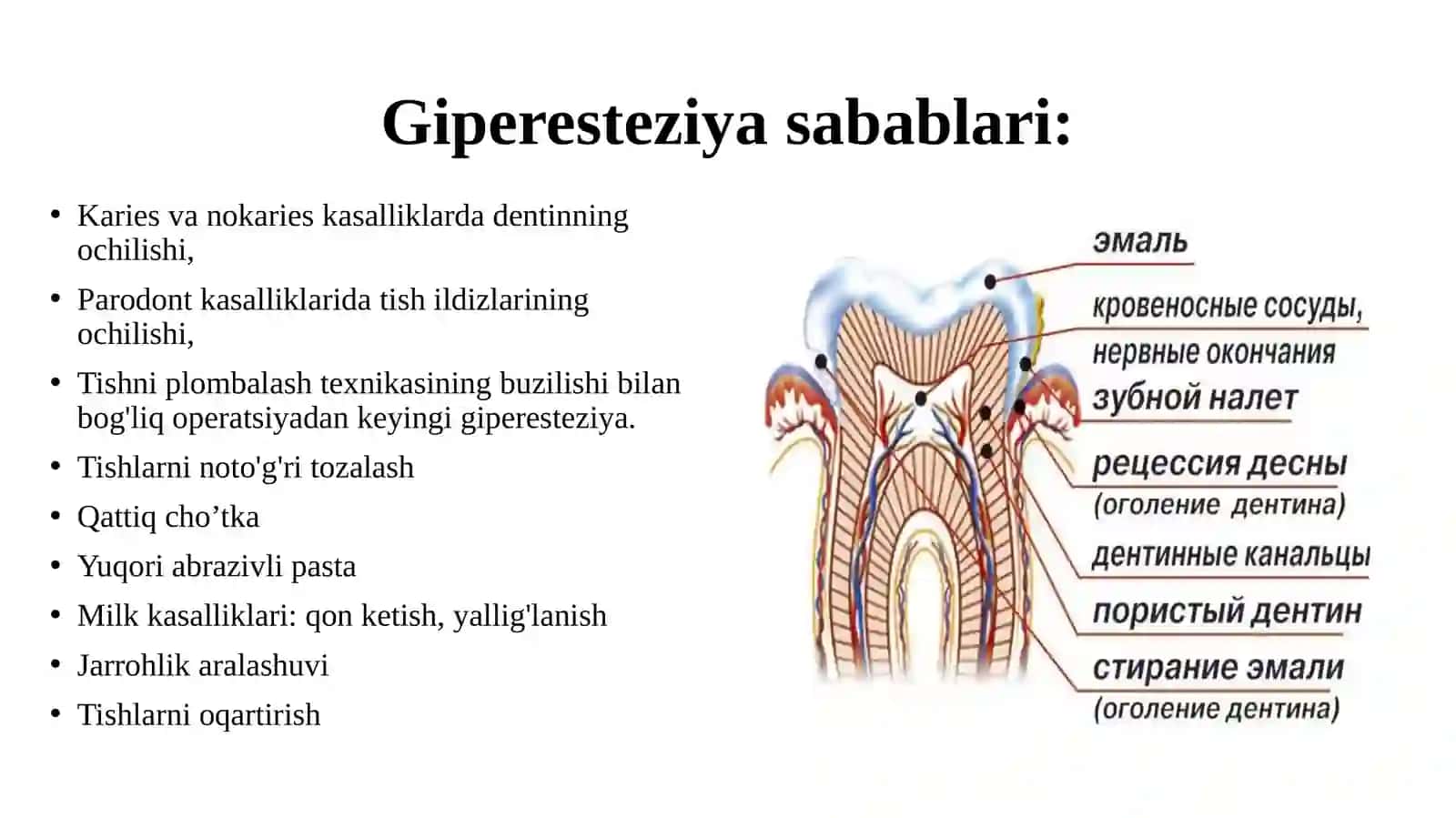 GIPERE­STEZIYA(KUCHLI SEZUVCHANLIK) 3