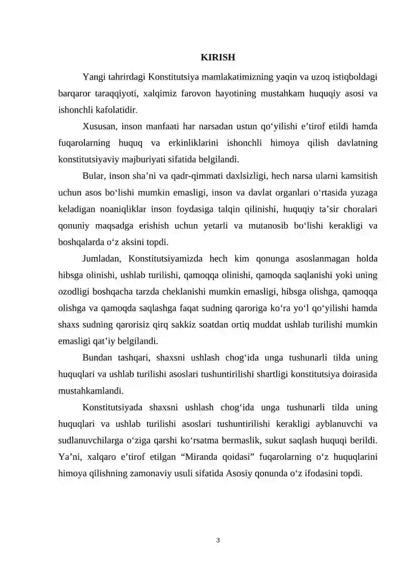 SHAXSIY HUQUQ VA ERKINLIKLAR 3