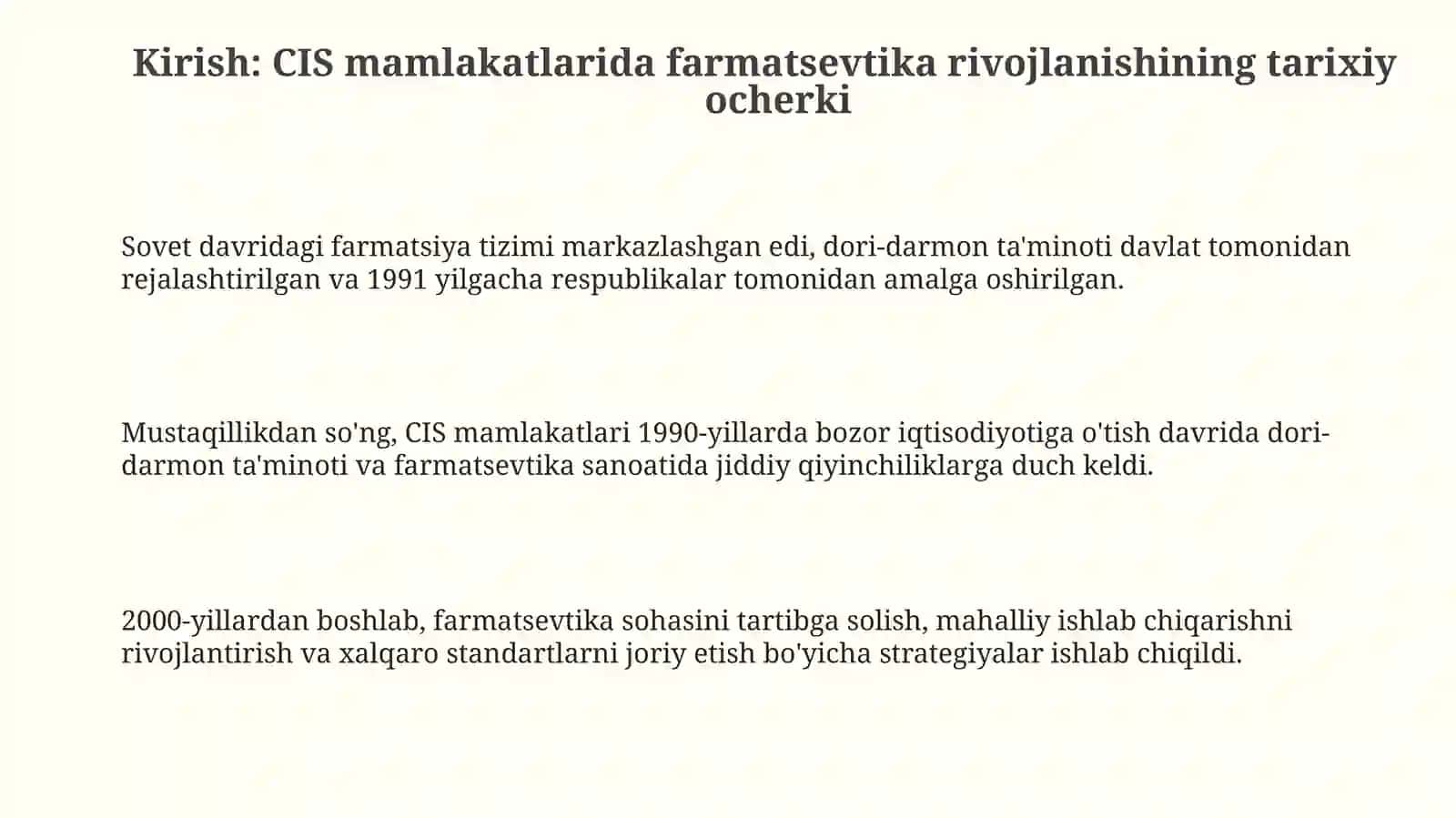 MDH davlatlarida farmatsiyanirivojlanishi 3