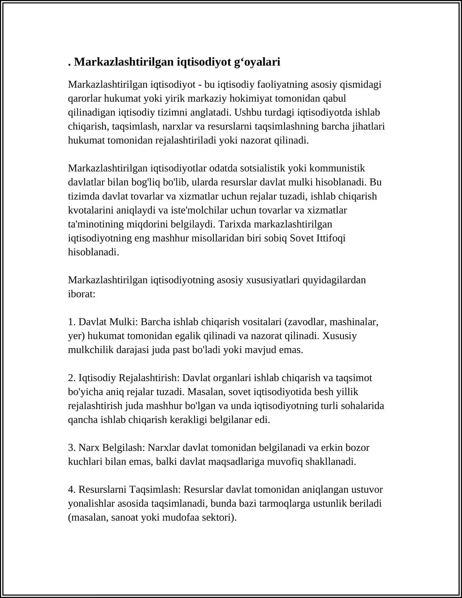 G'ARBIY YEVROPADAGI IQTISODIY G'OYALAR 3
