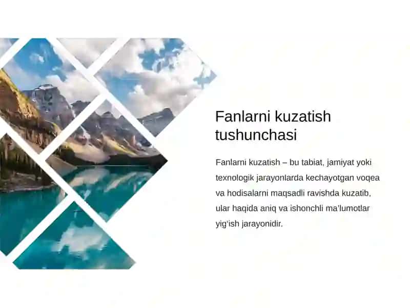 Fanlarni kuzatish 3
