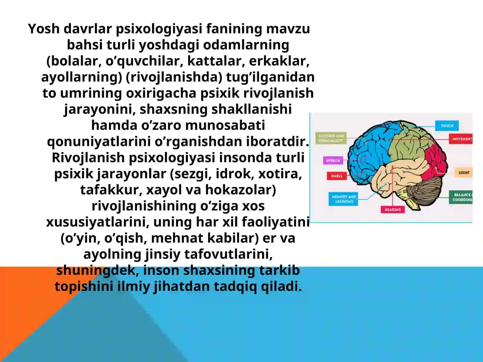 Yosh davrlarining psixologik xususiyatlari 3