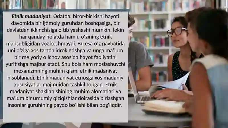 Etnik madaniyat 3