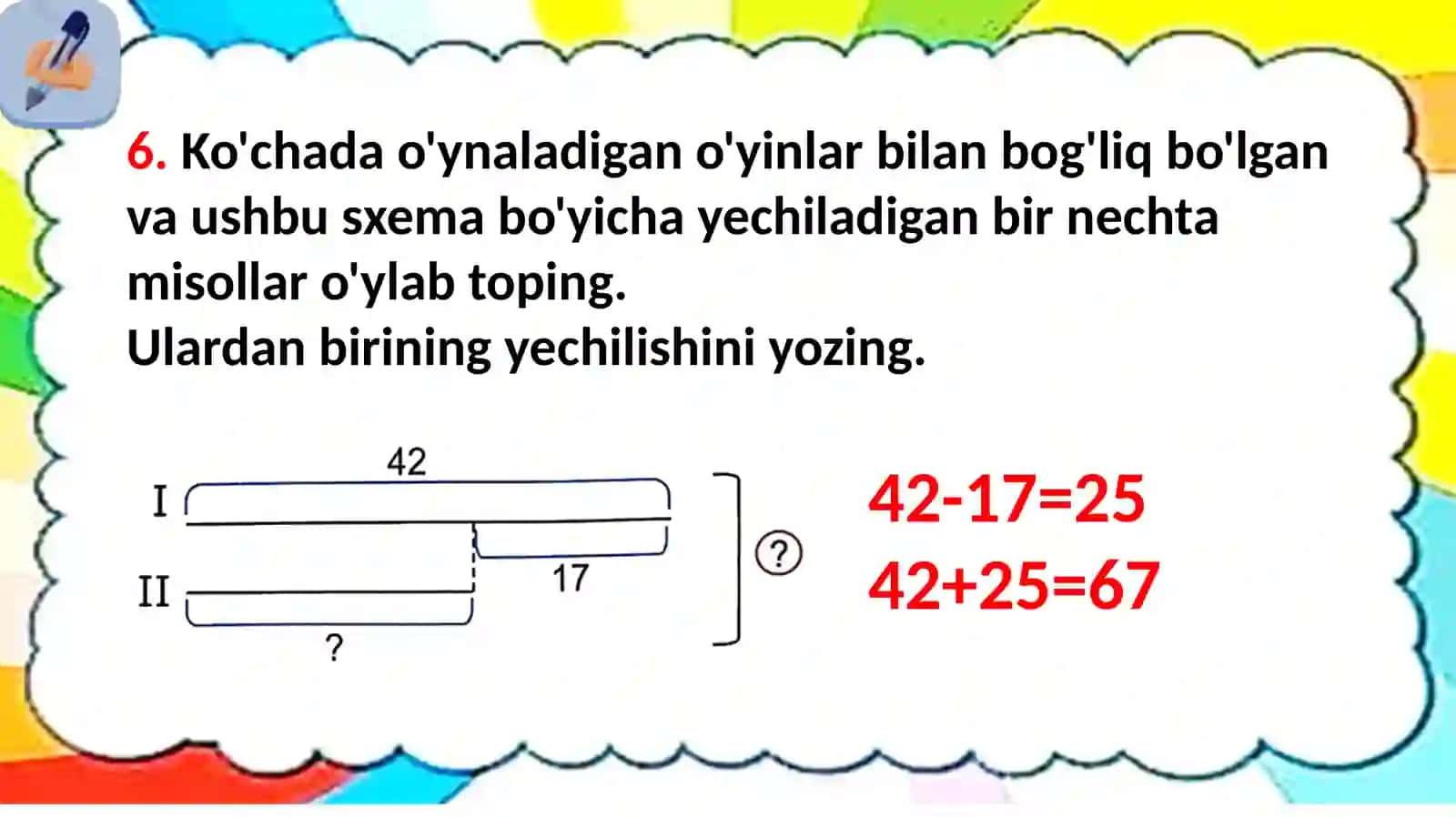 Boshlang'ich ta'lim matematika darslari - Harakat va masofa: tezlik, vaqt, masofa munosabati 3