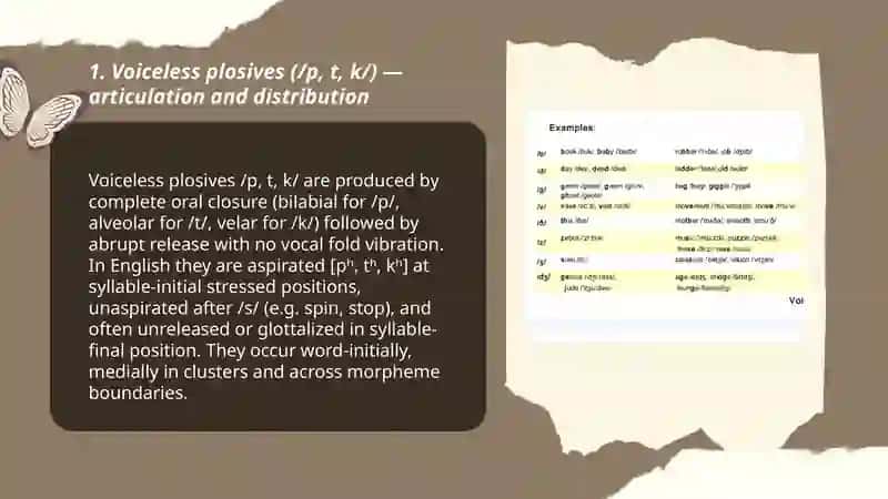 Voiceless consonant sounds 3
