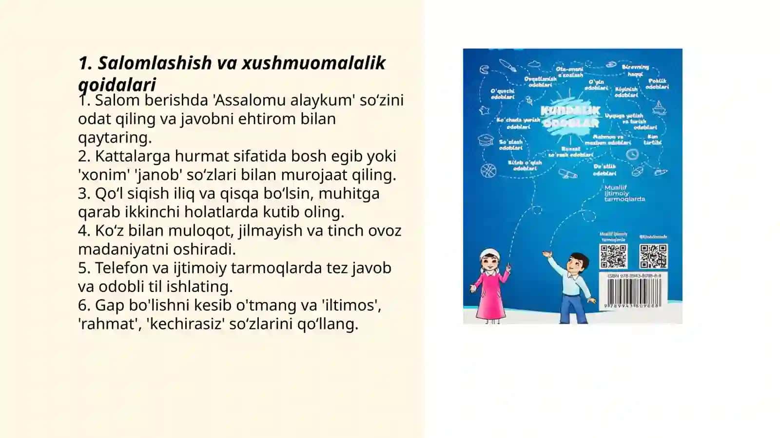 Kundalik odob axloq qoidalari 3
